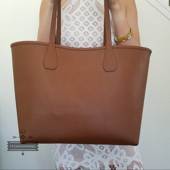 Michael Kors candy large reversible Khaki tote NWT - Picture 3 of 8